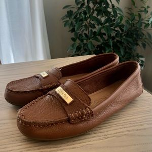 Calvin Klein Leather Upper Brown Loafers